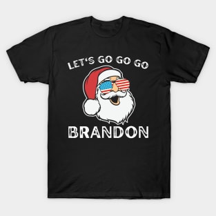 Christmas Let's Go Go Go Brandon Shirt Santa Claus Xmas T-Shirt